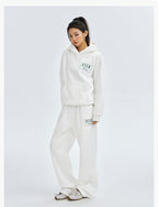 MEDM Embroidered Lettered Logo Hoodie & Sweatpants