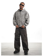 F3F Select Wasteland Distressed Zip Up Hoodie