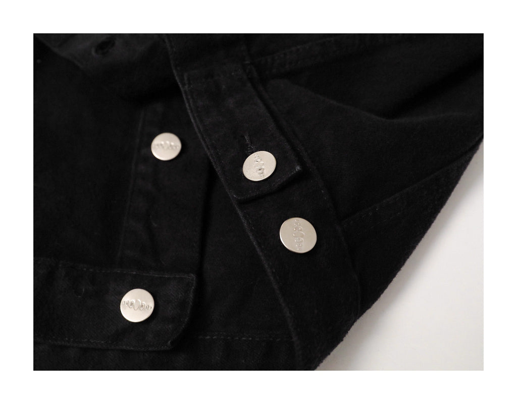 KARMANISTIC Diamond Studded Short Denim Jacket