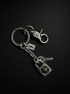 Remedy Key Lock Metal Keychain