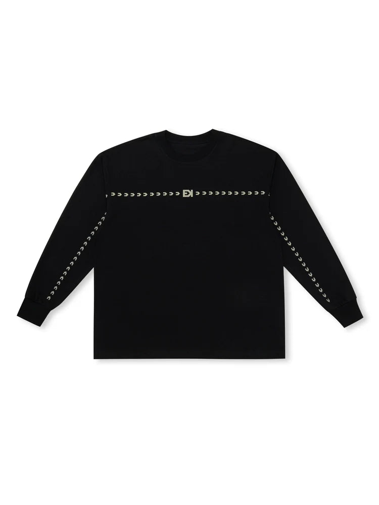 EVILKNIGHT(EK) Basic Arrow Logo Long Sleeve Tee