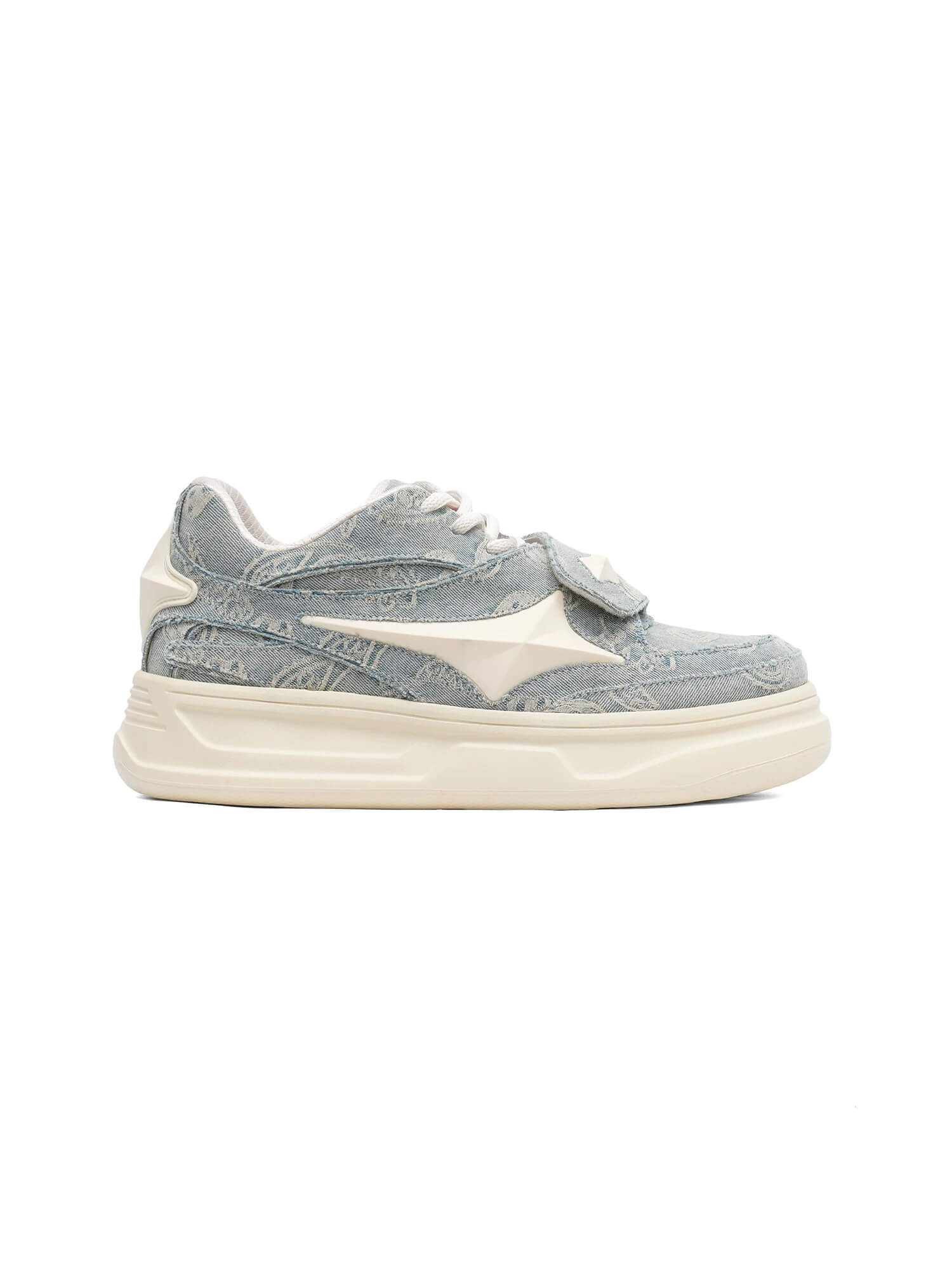 1807 INF-002 Paisley Star Straps Chunky Sneakers