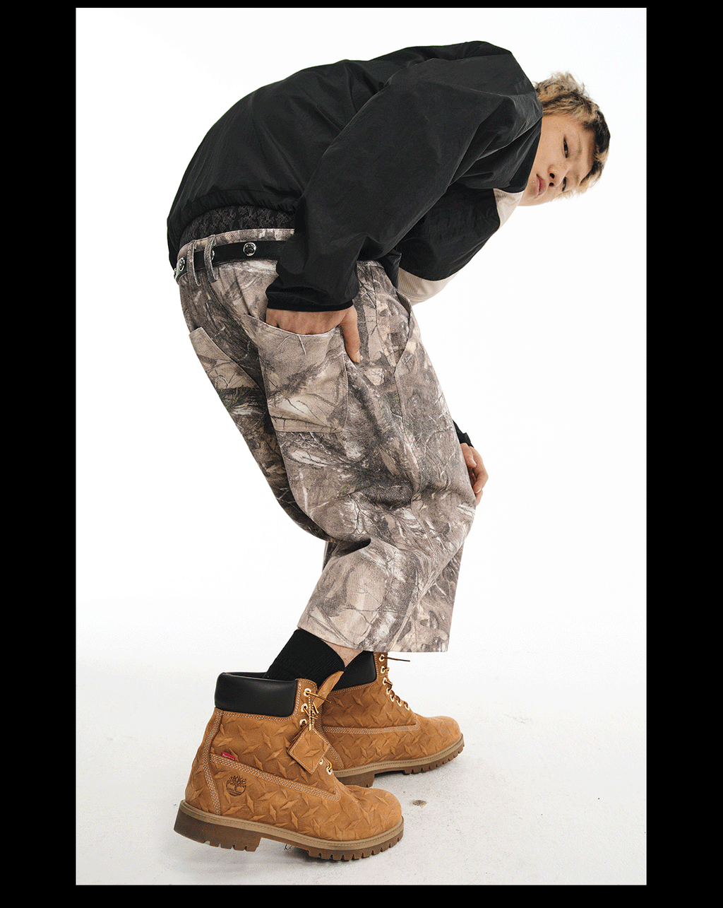 NOVACAM Tree Camouflage Work Baggy Shorts