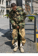 STEEPC Camouflage Pearl Studded M65 Field Jacket