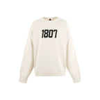 1807 Chenille Logo Jacquard Knit Sweater