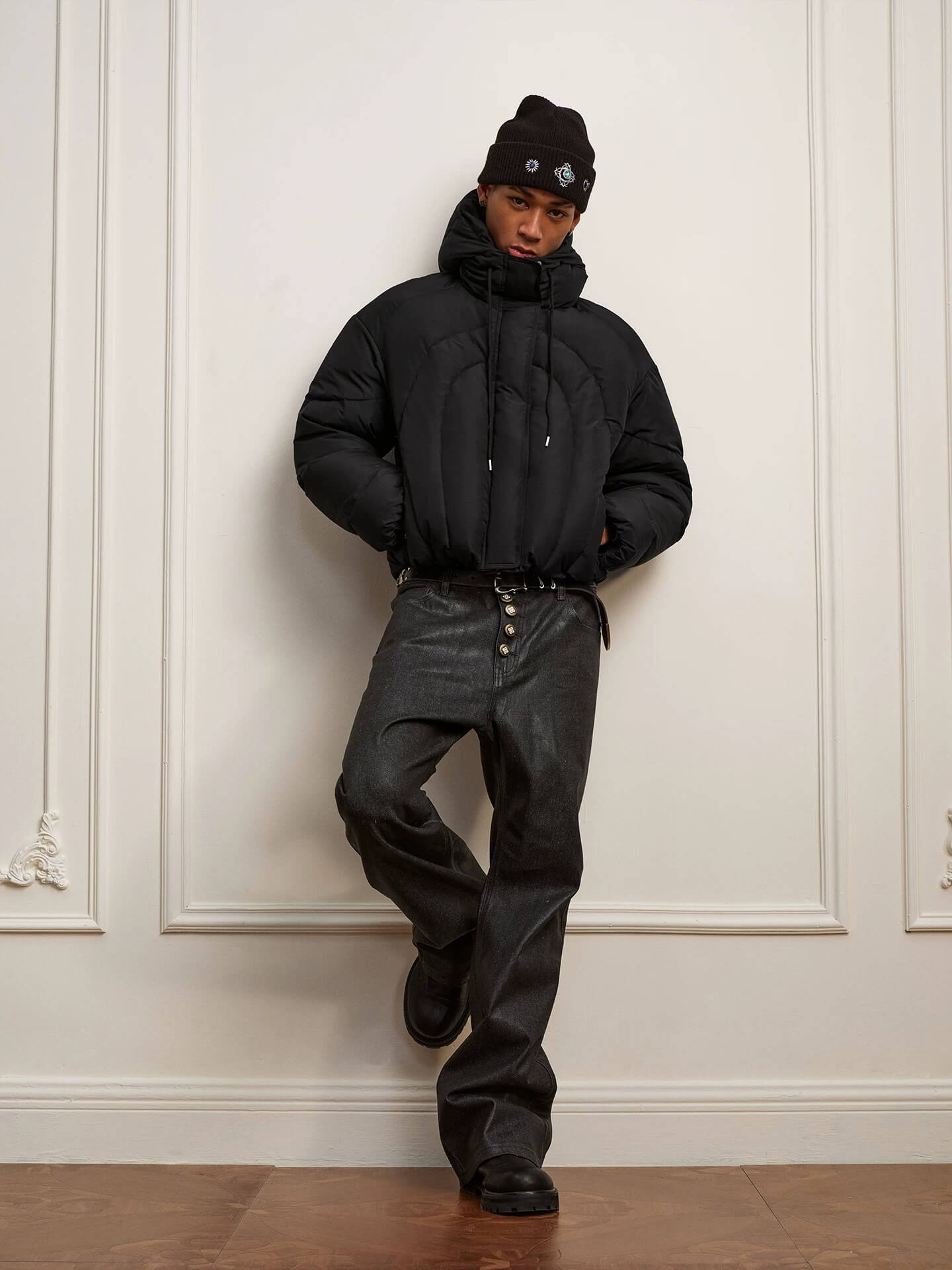 YADcrew Gate Round Quilted Down Jacket