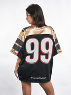 F3F Select Black and Gold 99 Mesh Hockey Jersey