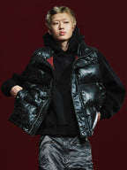 Remedy Cracked Design Puffer Vest