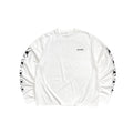 RUSURE Cross Logo Print Long Sleeve Tee