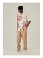 EMPTY REFERENCE Spring Flower Short Sleeve Shirt