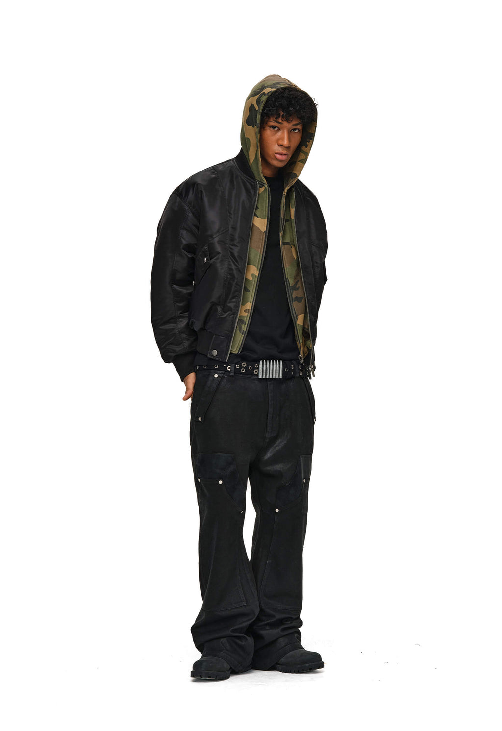 ANTIDOTE Reversible Camouflage MA-1 Bomber Jacket