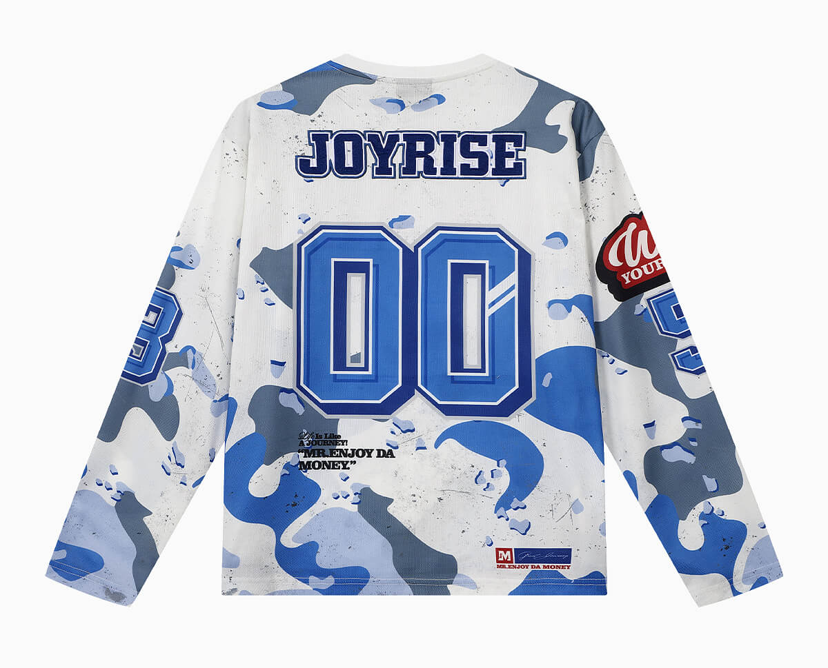 MEDM Camouflage Long Sleeve Hockey Jersey