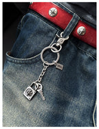 Remedy Key Lock Metal Keychain