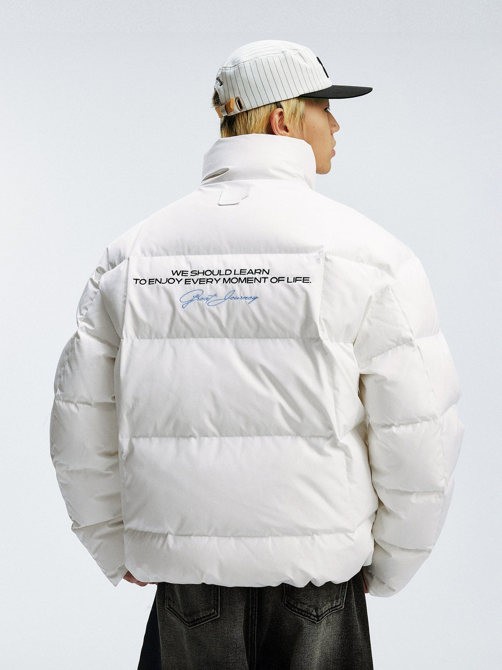 MEDM Honeycomb Pattern Down Jacket