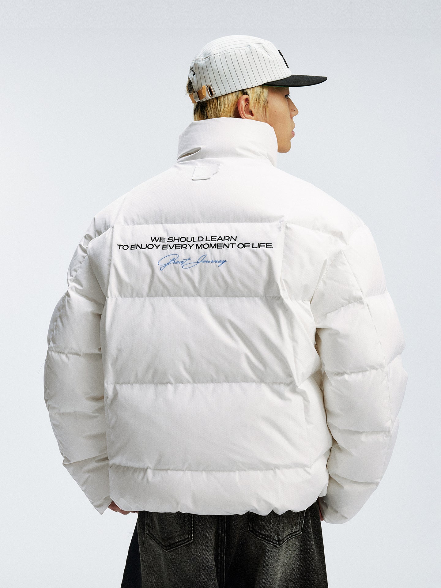 MEDM Honeycomb Pattern Down Jacket