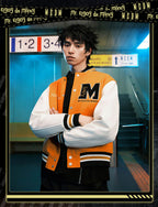 MEDM × Jujutsu Kaisen Character Patch Varsity Jacket
