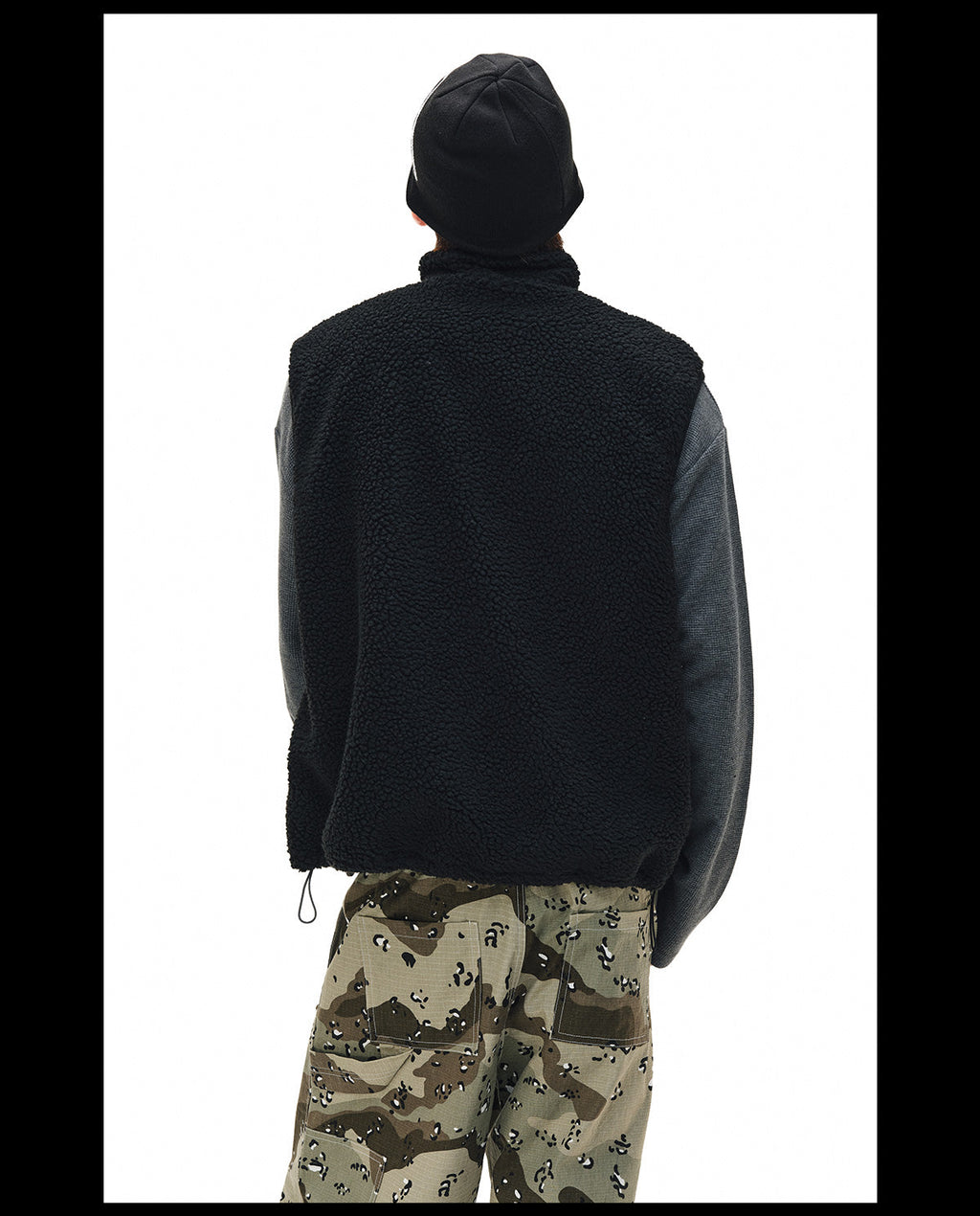 NOVACAM Camouflage Fleece Reversible Vest