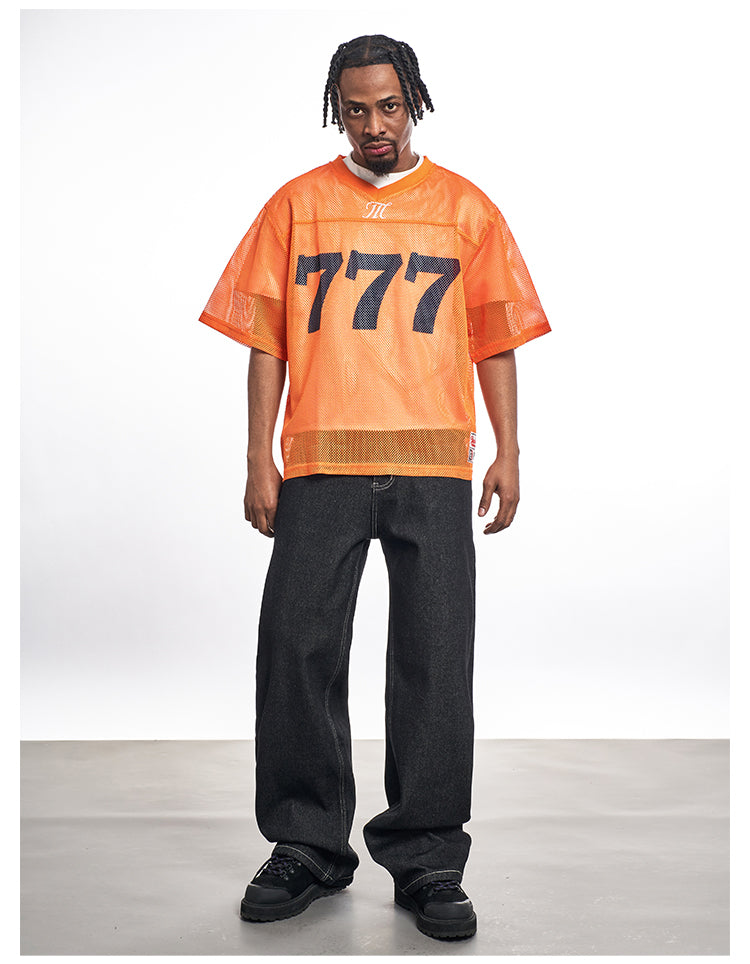 F3F Select 777 Numbering Printed Mesh Hockey Jersey Tee