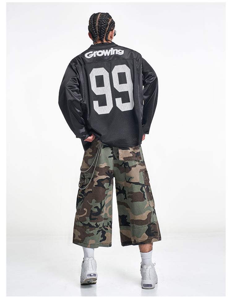 F3F Select 99 Numbered Mesh Long Sleeve Hockey Jersey