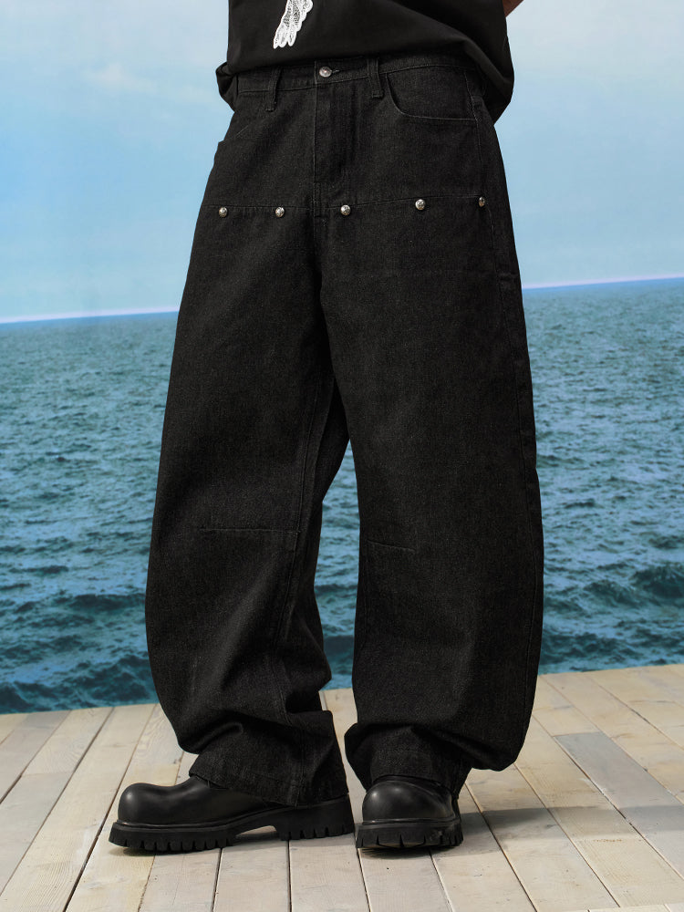 YADcrew Rivet Black Original Jeans