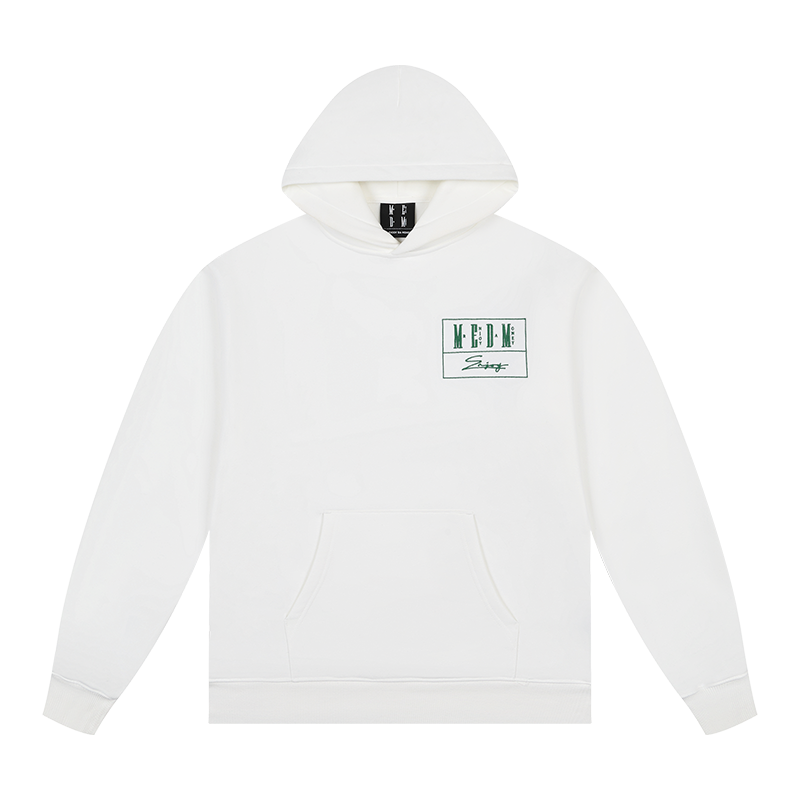 MEDM Embroidered Lettered Logo Hoodie & Sweatpants