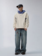 F2CE Color Block Hood with Zip Hoodie