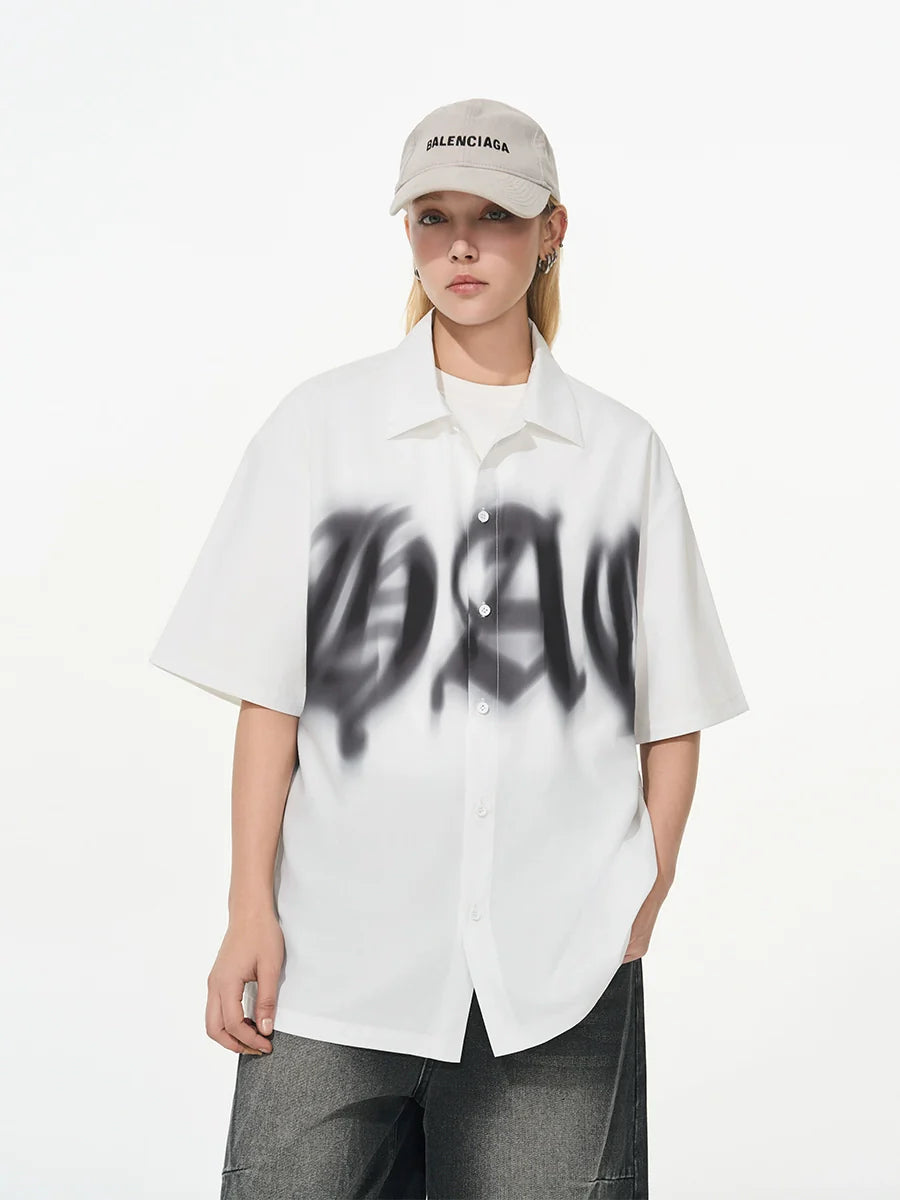 Harsh and Cruel Phantom Gothic Cuban Shirt