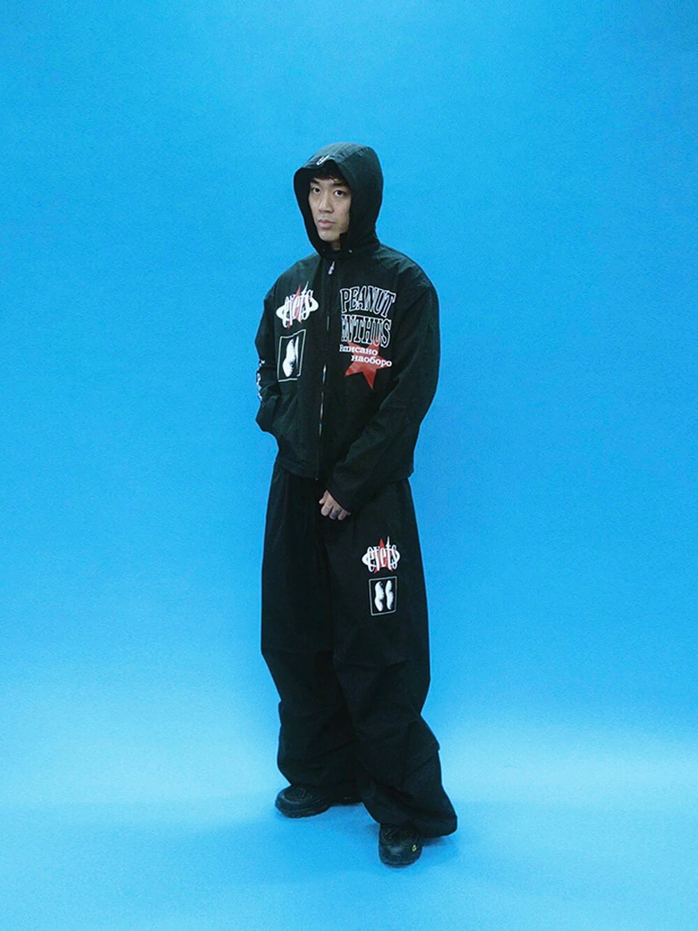 EVETS Pleated Baggy Paratrooper Pants