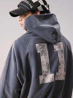 Remedy Washed Reversible Raglan Hoodie
