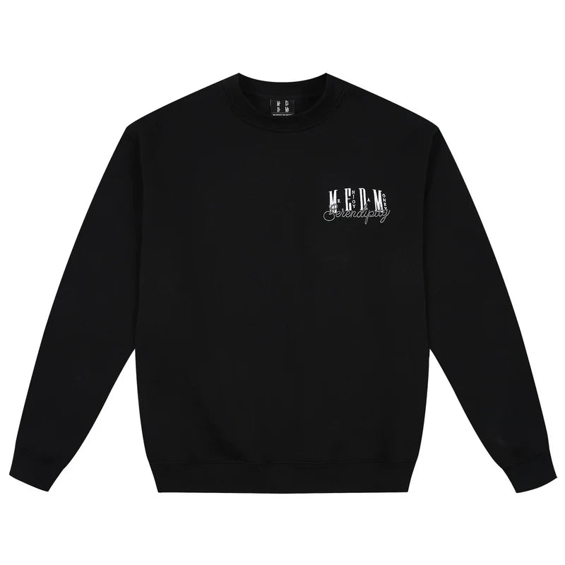 MEDM Logo Embroidered Basic Sweatshirt