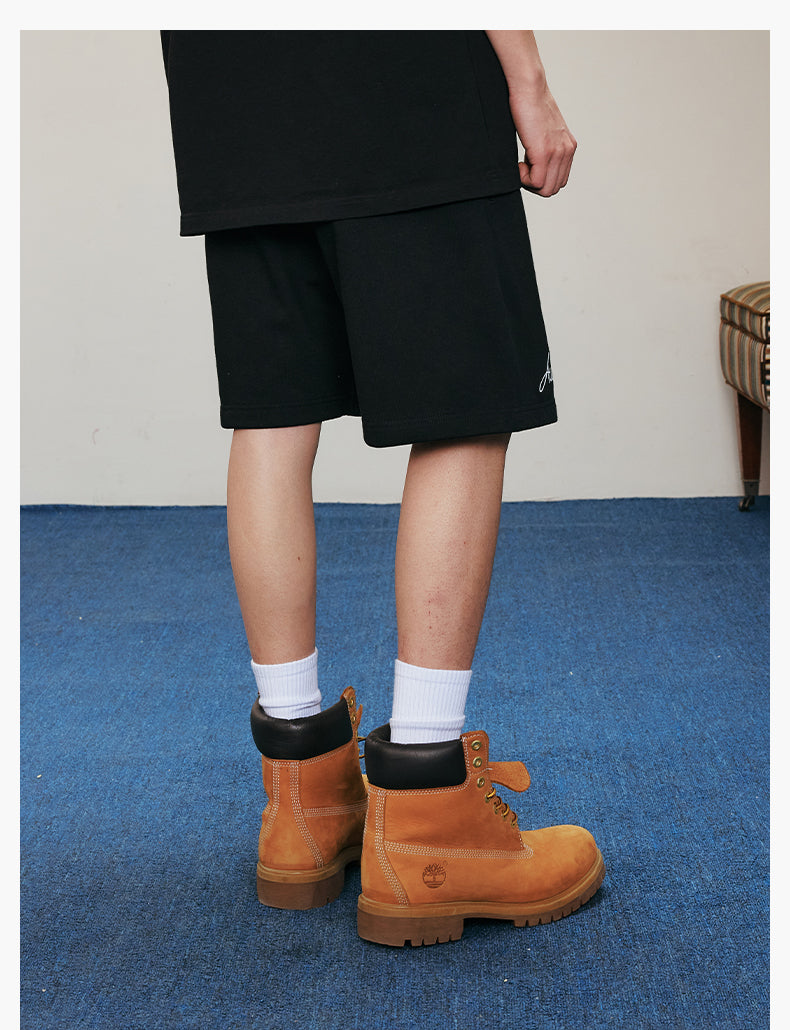 MEDM 3D Embroidered Sweat Shorts