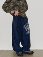 LIBERAFIT Hand Painted Polar Fleece Baggy Sweatpants