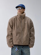 F2CE Long Fur Lined Suede Jacket