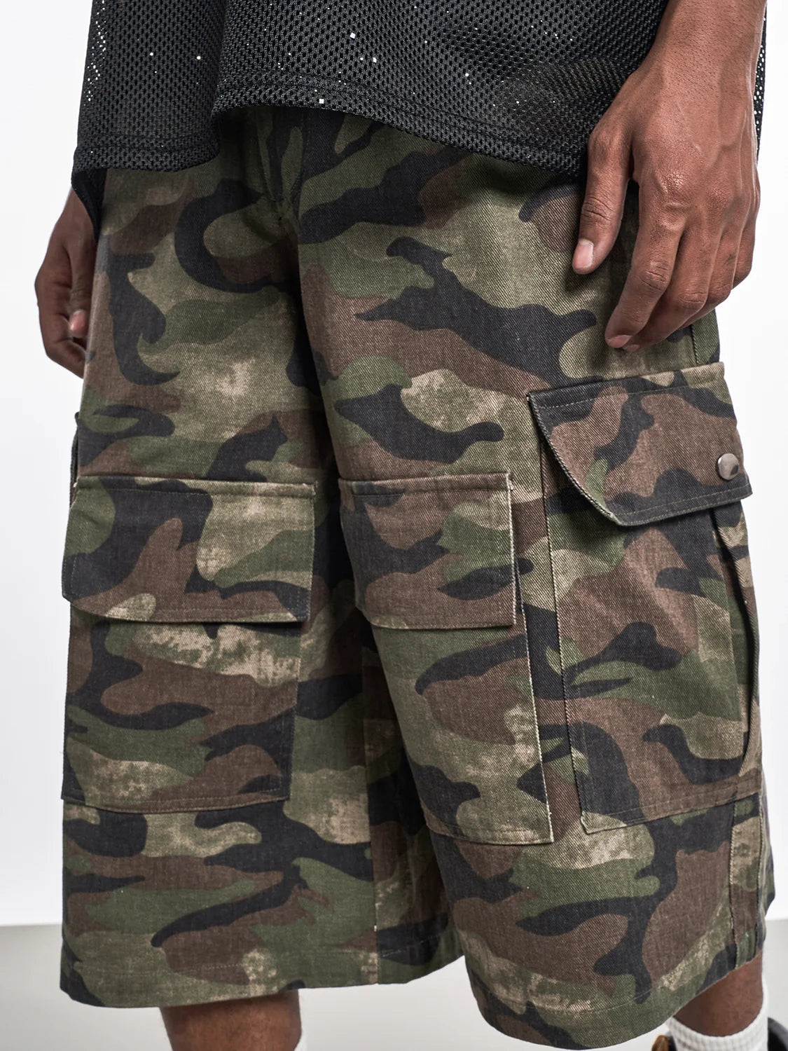 F3F Select Functional Camouflage Baggy Shorts