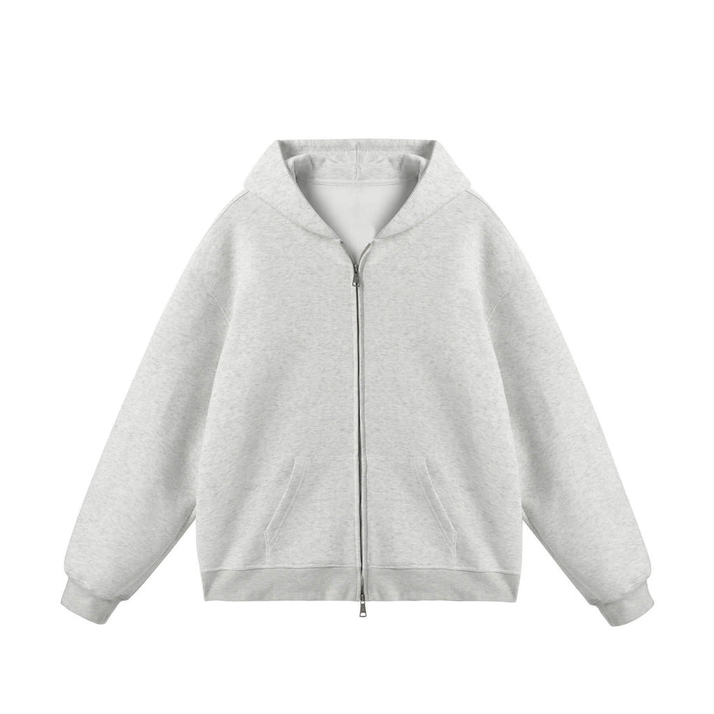JHYQ Heavyweight Essential Double Zipper Hoodie