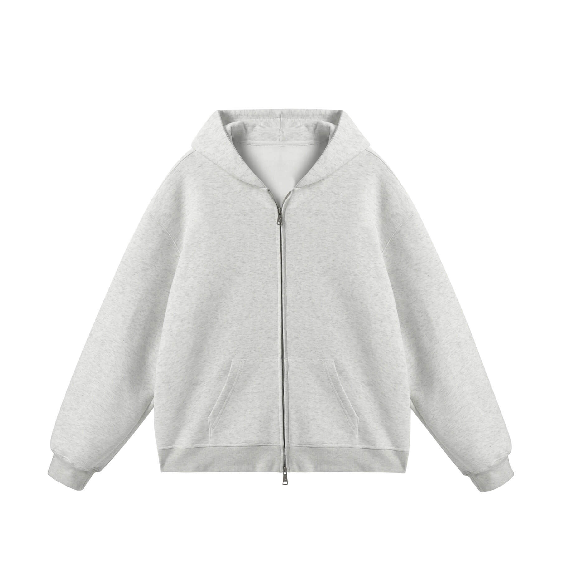 JHYQ Heavyweight Essential Double Zipper Hoodie