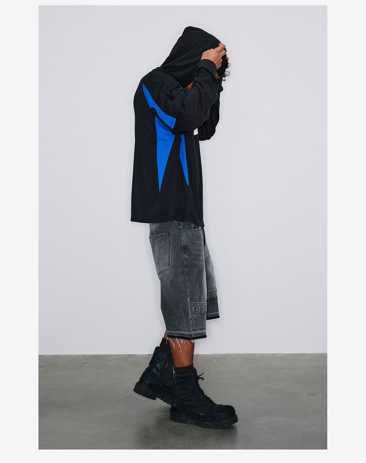 NOVACAM Soccer Jersey-Style Fake Two-Piece Hoodie