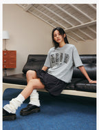 MEDM Patch Embroidered Pearl Tee