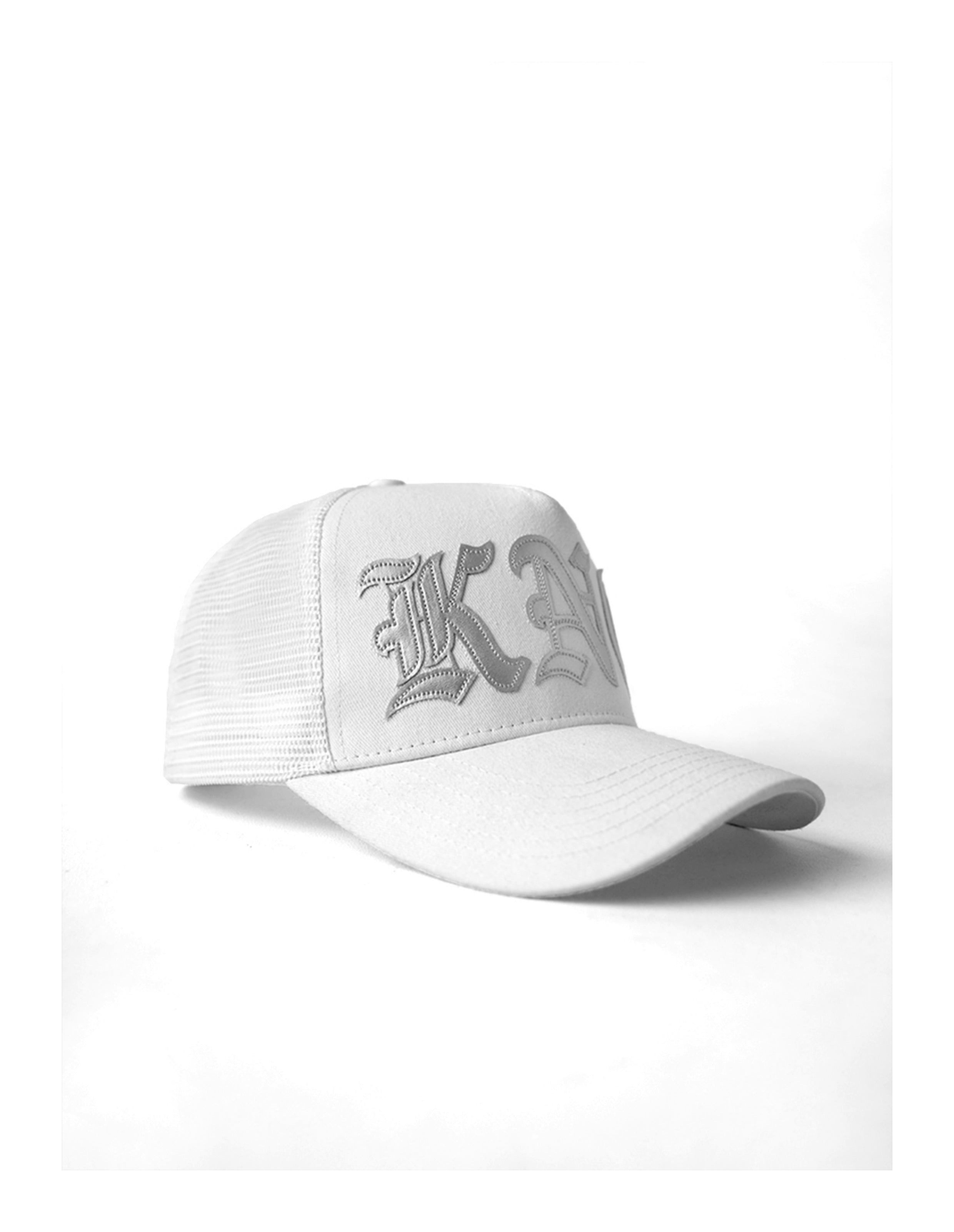 KARMANISTIC Embroidered Letters Trucker Hat
