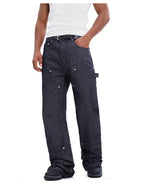 F3F Select High Rise Baggy Double Knee Painter Jeans