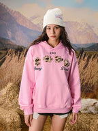 YADcrew Leopard Patch Embroidery Jigsaw Puzzle Hoodie