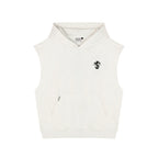 Small Town Kid Basic Embroidered Logo Sleeveless Hoodie