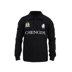 TGFCLUB 223 Patch Embroidered Slim Fit Long Sleeve Polo