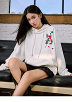 MEDM Rose Interspersed Logo Hoodie