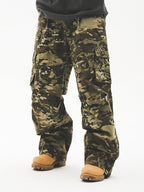 UNTILWERICH Military Camouflage Paratrooper Work Pants