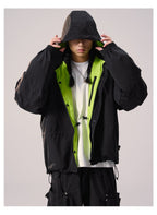 Remedy Backpack Design Hooded Windbreaker Jacket