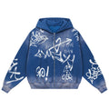Harsh and Cruel Spray Paint Washed Hoodie