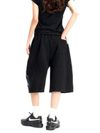 F3F Select Calligraphy Embroidered Baggy Sweat Shorts
