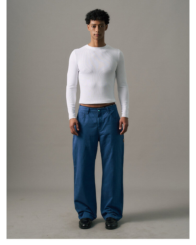 S45 Leopard Strap Work Pants