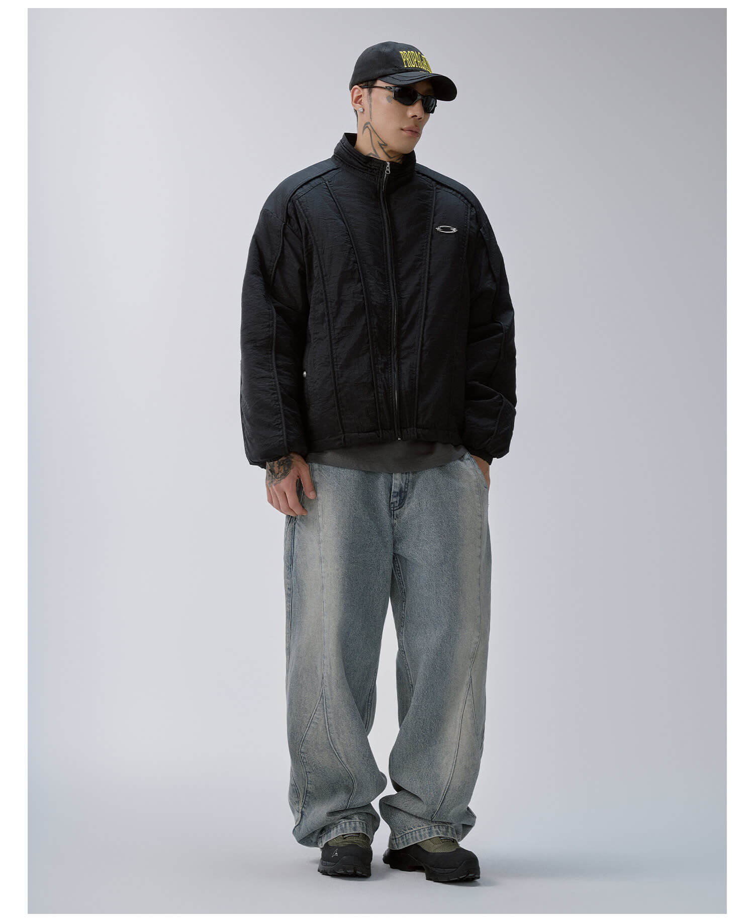 F2CE Panelled Padded Jacket